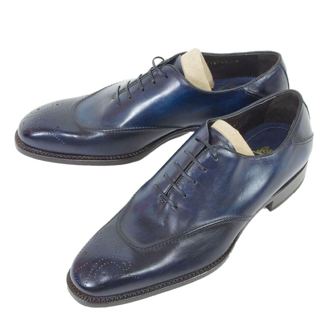 ハリス Harris 内羽根 ウィングチップ ビジネスシューズ 26.5cm