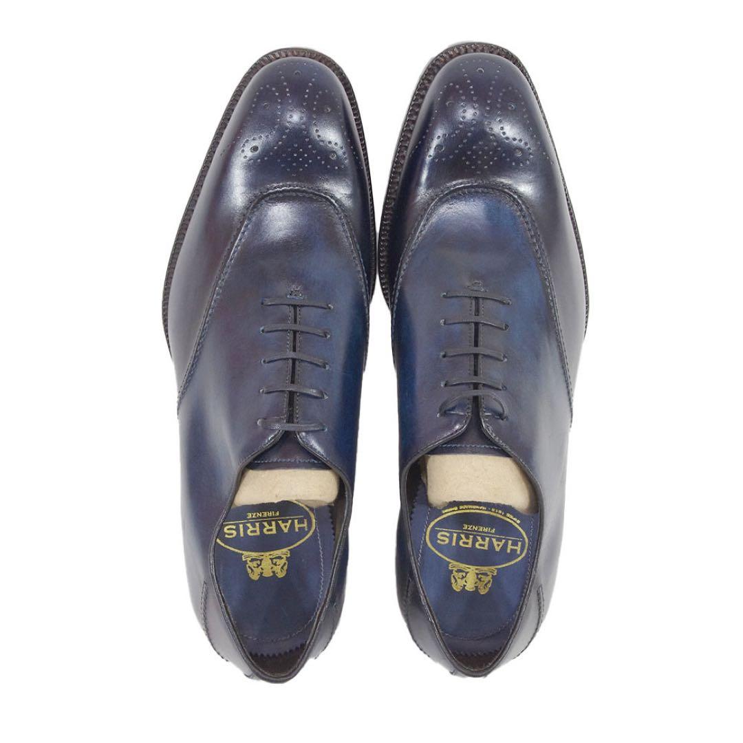 ハリス Harris 内羽根 ウィングチップ ビジネスシューズ 26.5cm