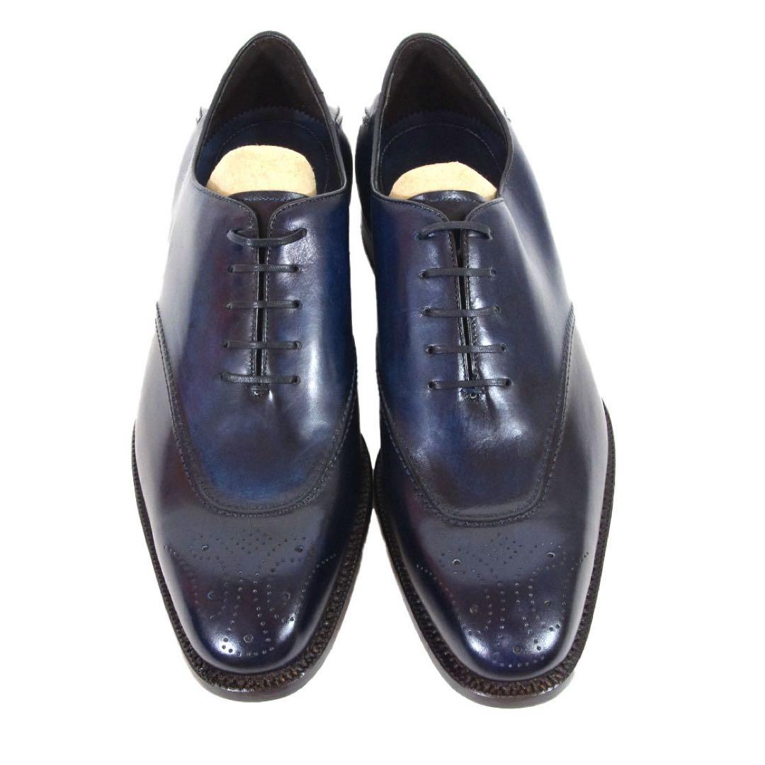 ハリス Harris 内羽根 ウィングチップ ビジネスシューズ 26.5cm