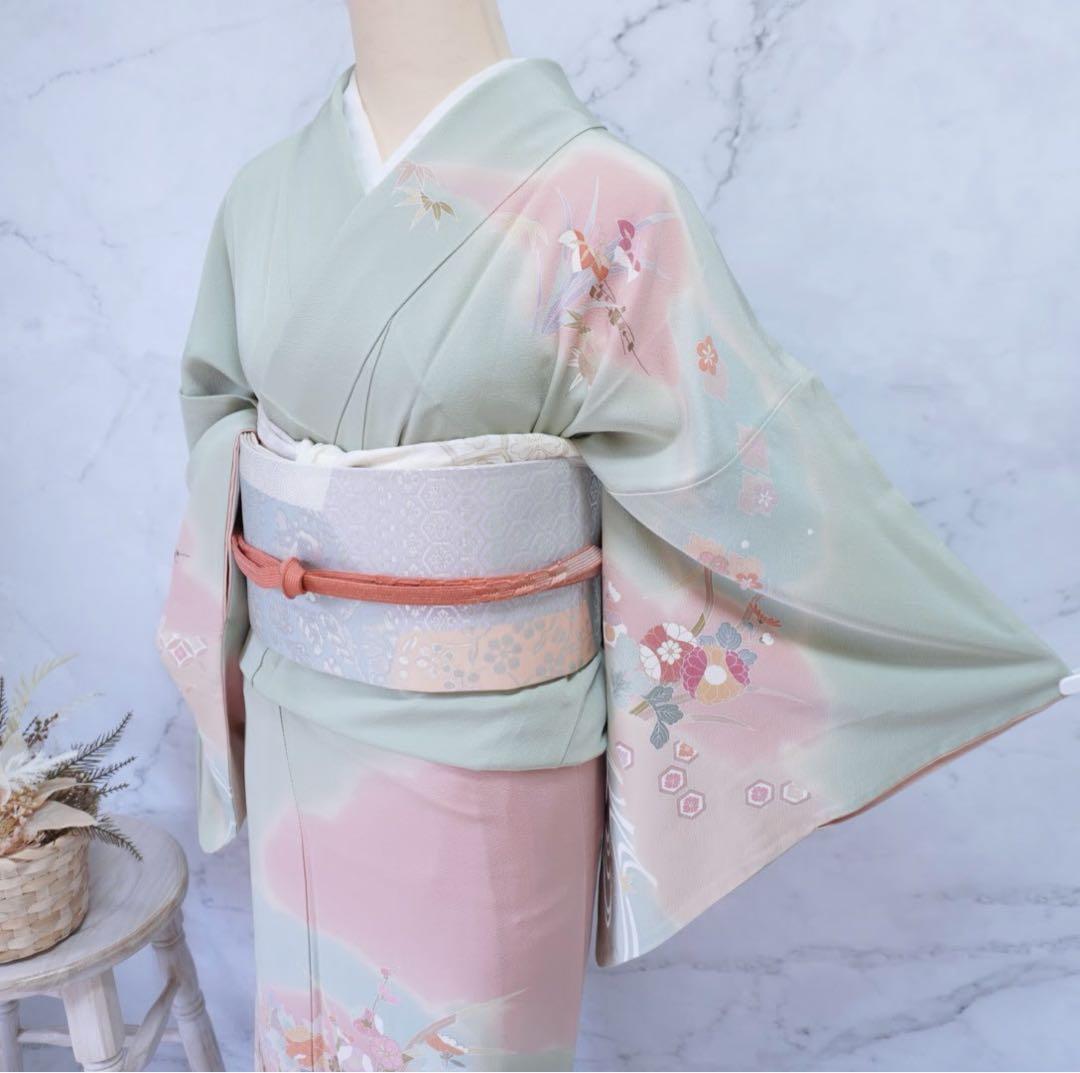 訪問着 フルセットa478七五三　入学式　お宮参り　結婚式