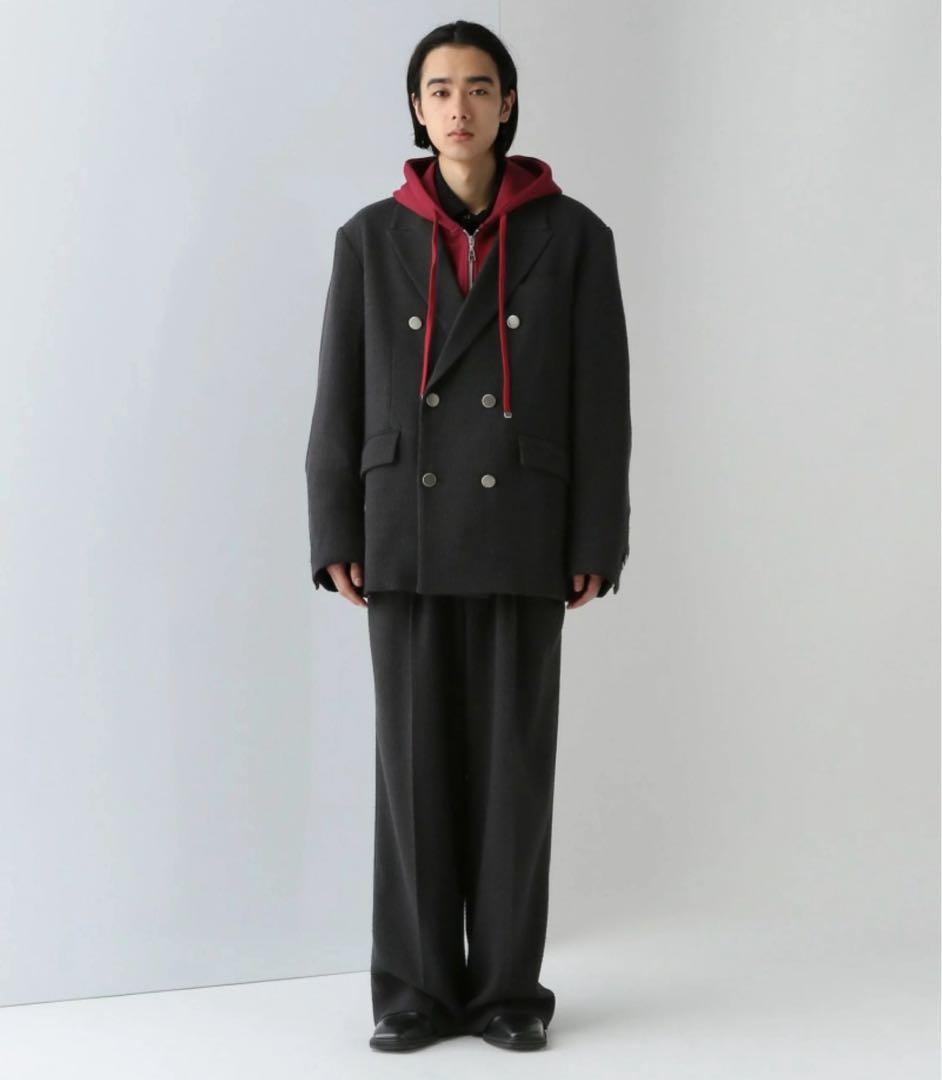 HARE ラメツイードジャケット/ワイドトラウザー set up 販売 美品