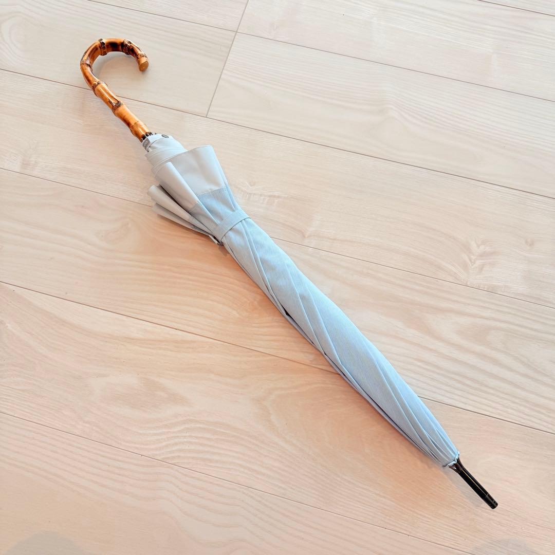 未使用 サンバリア100 コンビmoku ブルー 竹手元 Mサイズ