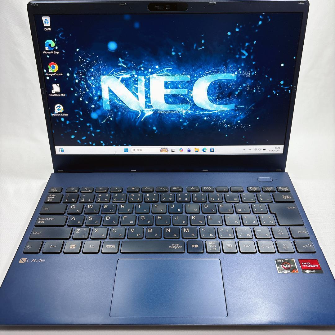★超軽量0.97kg・高速8コア★LAVIE N13 Ryzen7 16GB