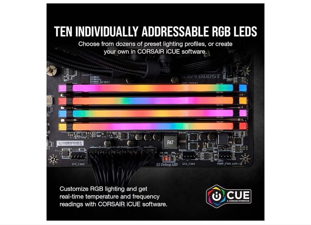 CORSAIR DDR4-3200MHz メモリ16GB [8GB×2枚]