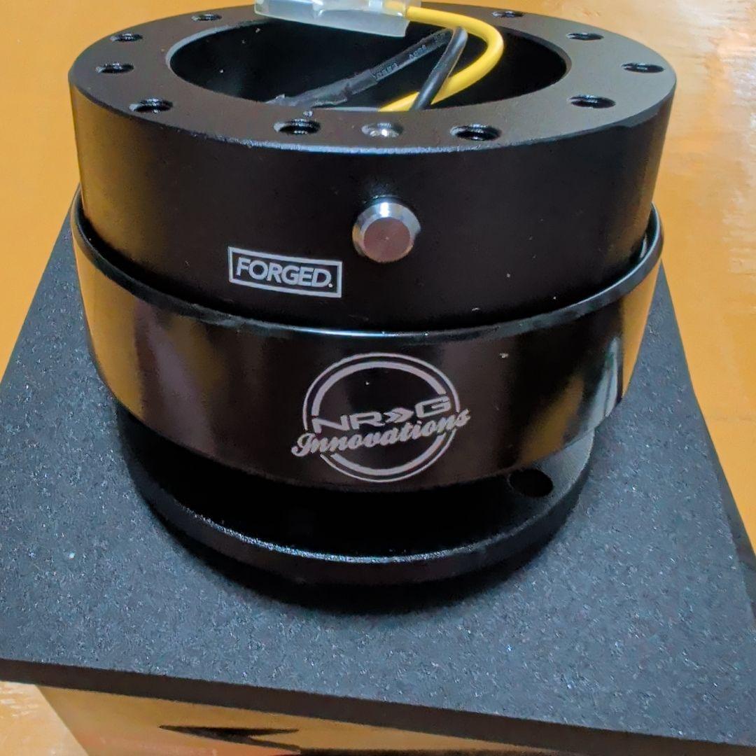 NRG SRK-200BK ステアリングハブ ブラック チン音