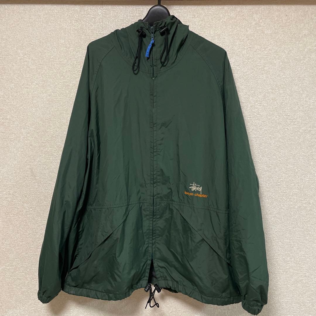 Stussy 東京チャプター ナイロンジャケット ダークグリーン