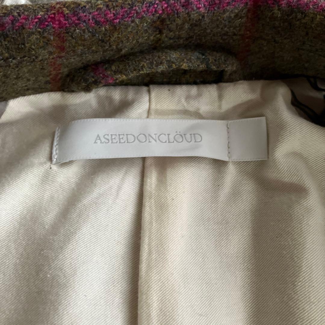 ASEEDONCLOUD チェック柄 コート