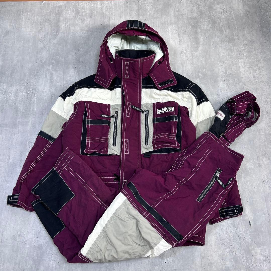 Z241 良品 SASQUATCH スキーウェア スノーウェア上下 XL メンズ
