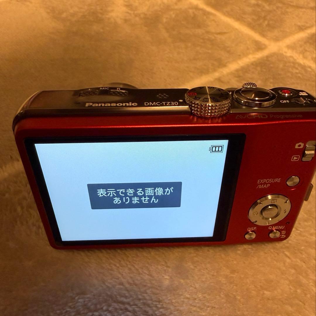 LUMIX コンパクトデジタルカメラ レッド 20倍ズーム