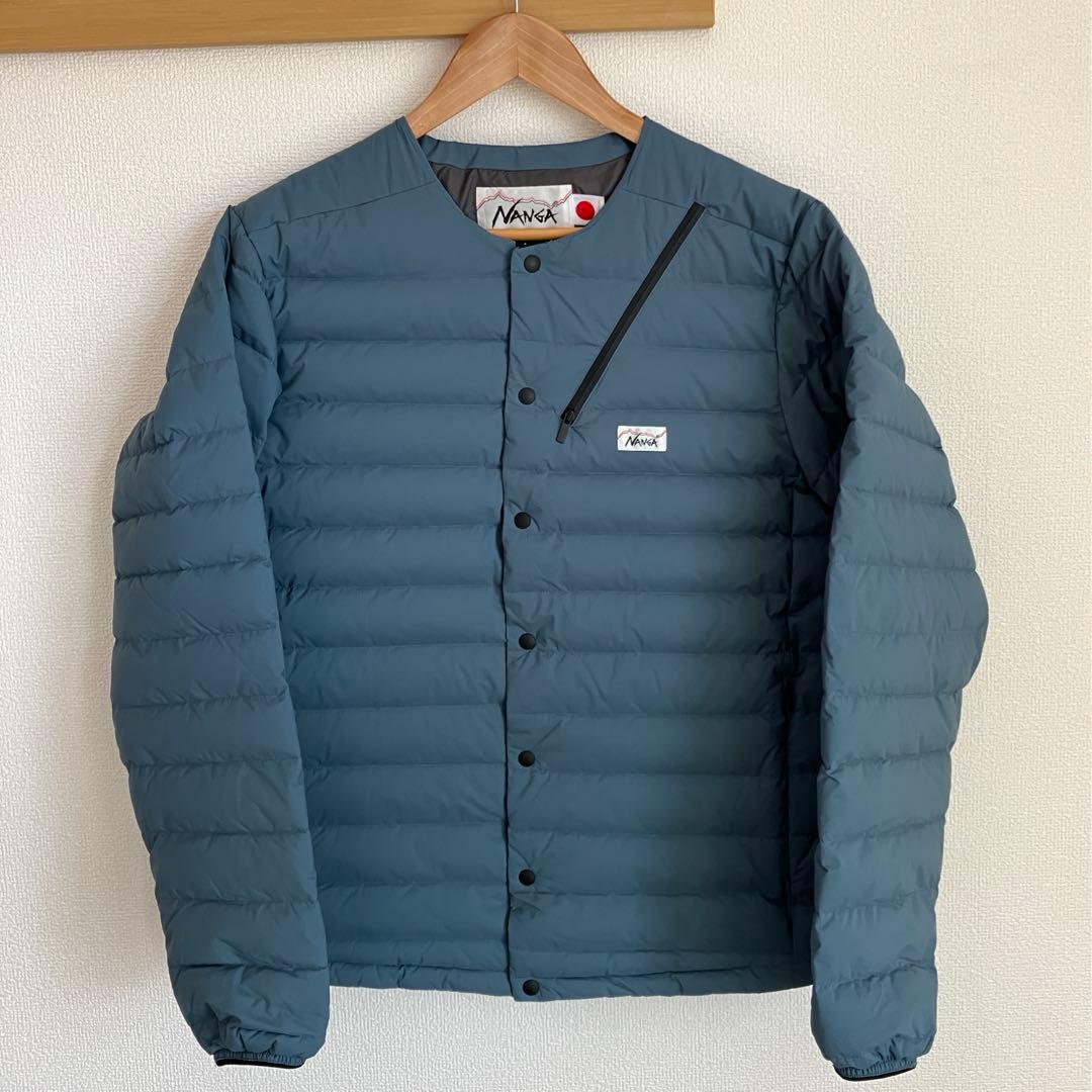 タキート　極美品　ナンガホワイトレーベル　ダウンカーディガンインナーダウン