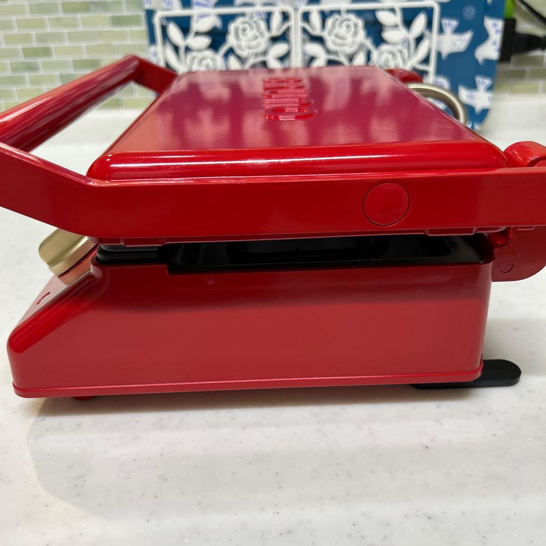 BRUNOグリルサンドメーカー　ダブル　レッド