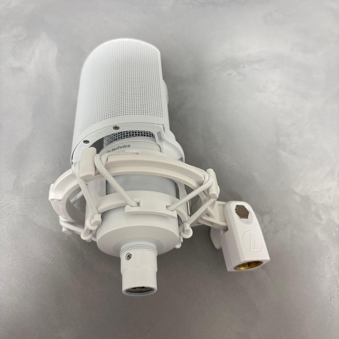 オーディオテクニカ マイク ホワイト 白
