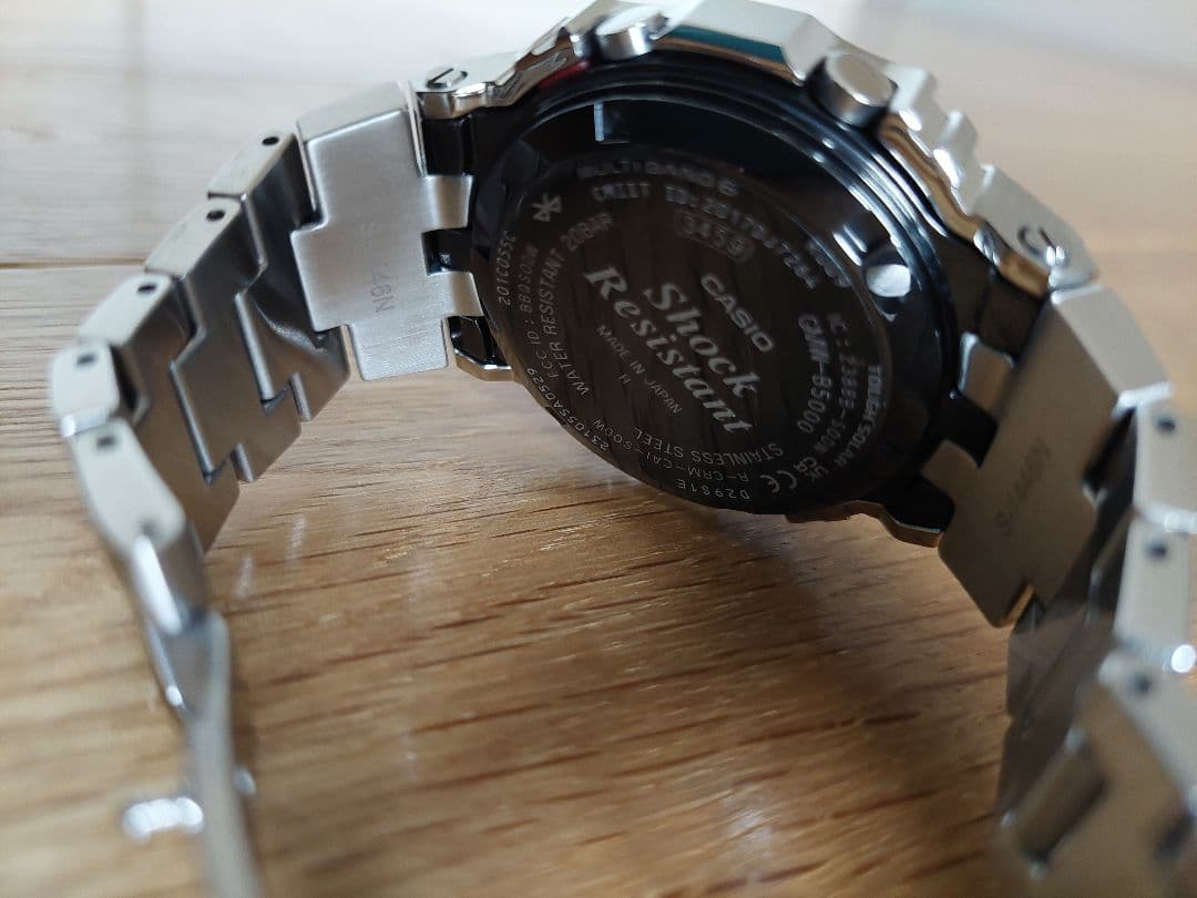 美品　G-SHOCK GMW-B5000D-1JF　フルメタル　シルバー