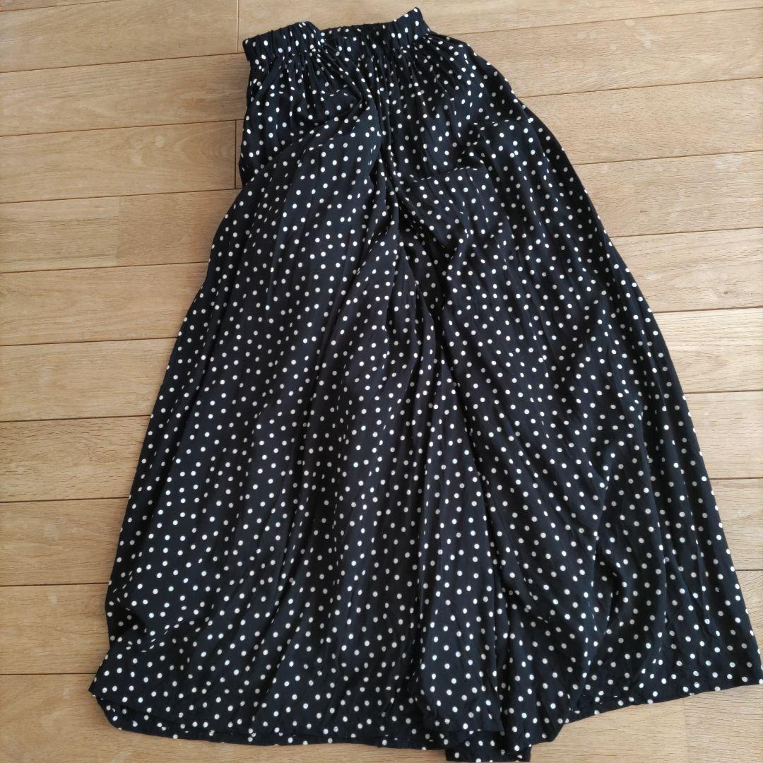 週末限定値下げ！かぐれ　ドットギャザースカート