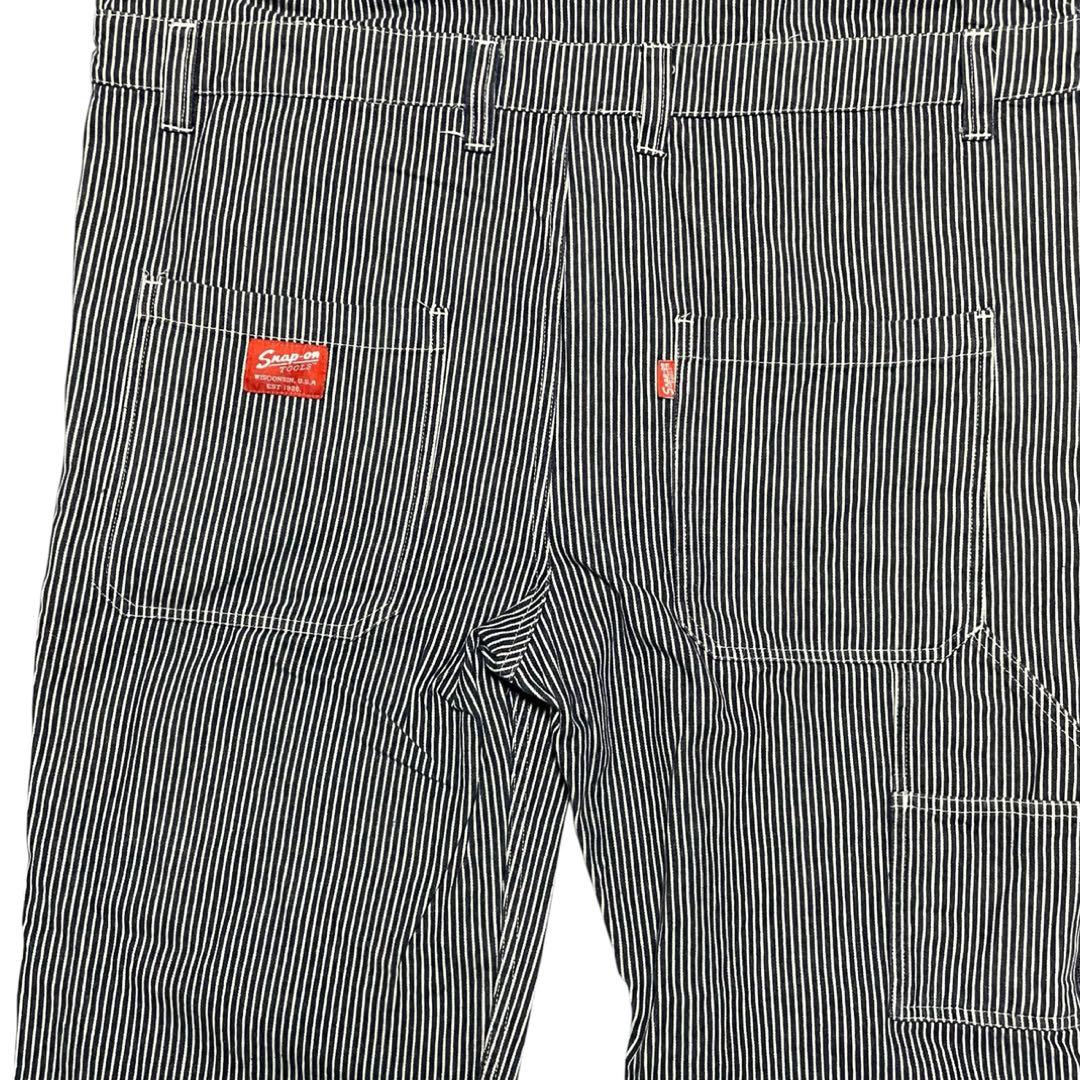 スナップオン Snap-on ヒッコリー オーバーオール サロッペ 刺繍 LL