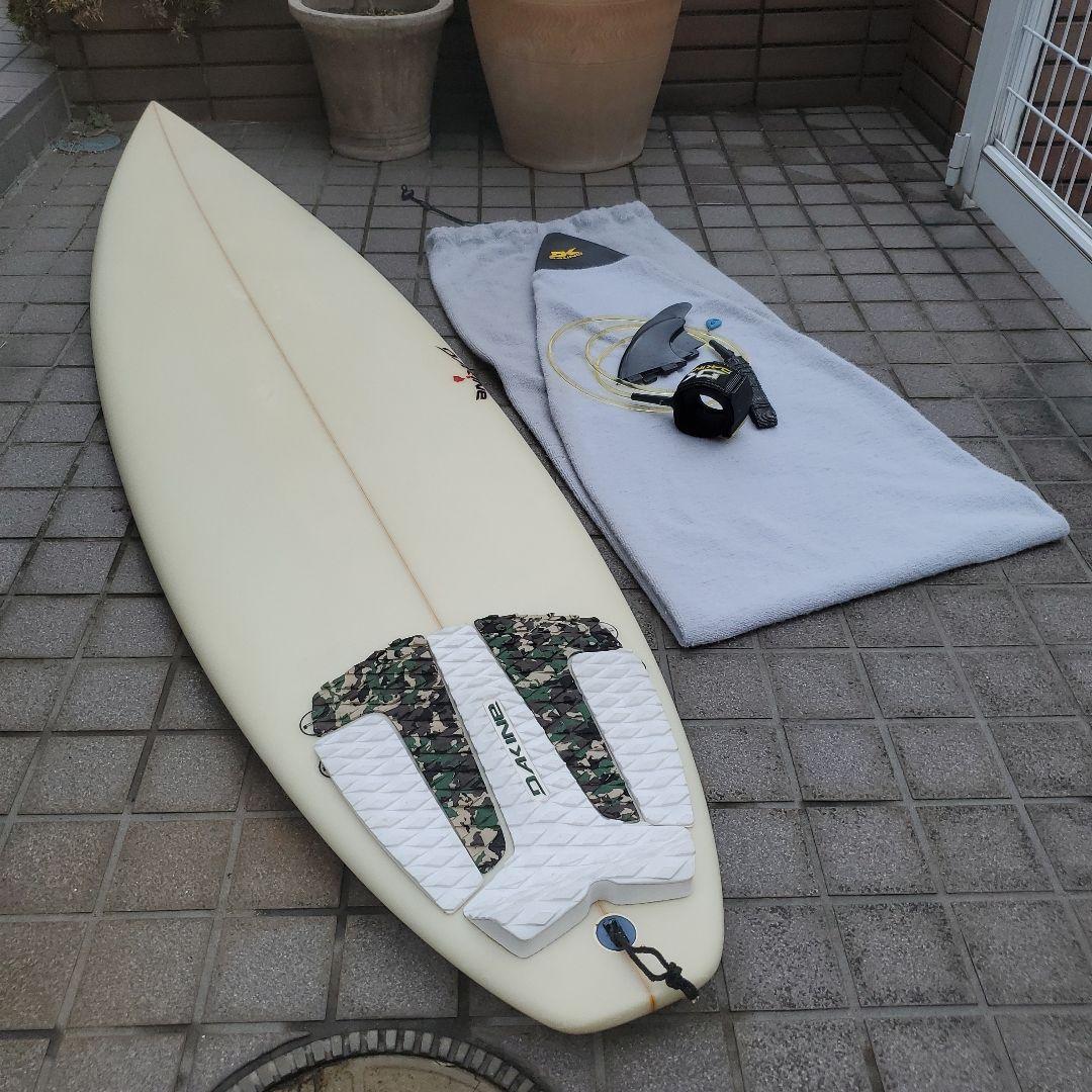 【初心者向け】ショートボード フルセット 約197cm リペアあり