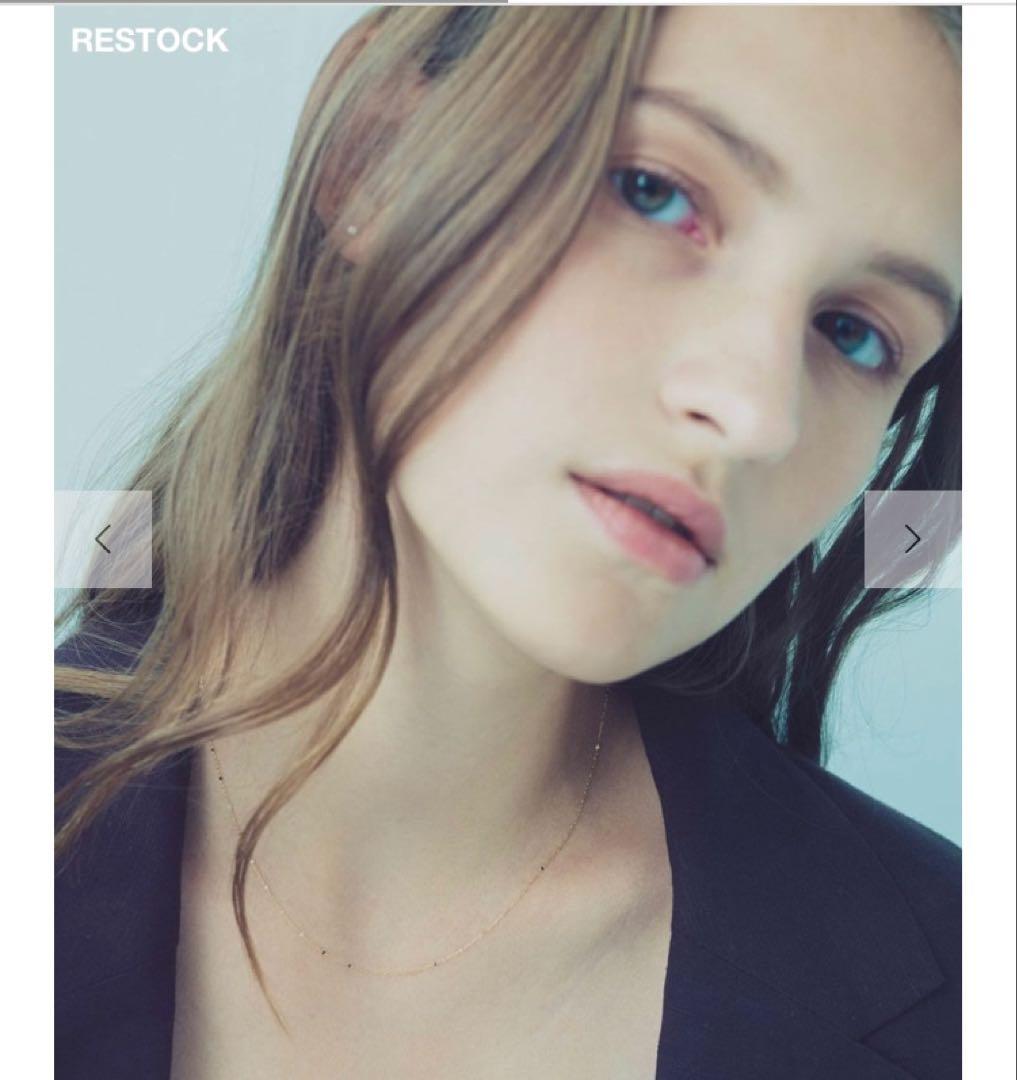 ete（エテ）K10YG ペタルチェーン ネックレス　現行品