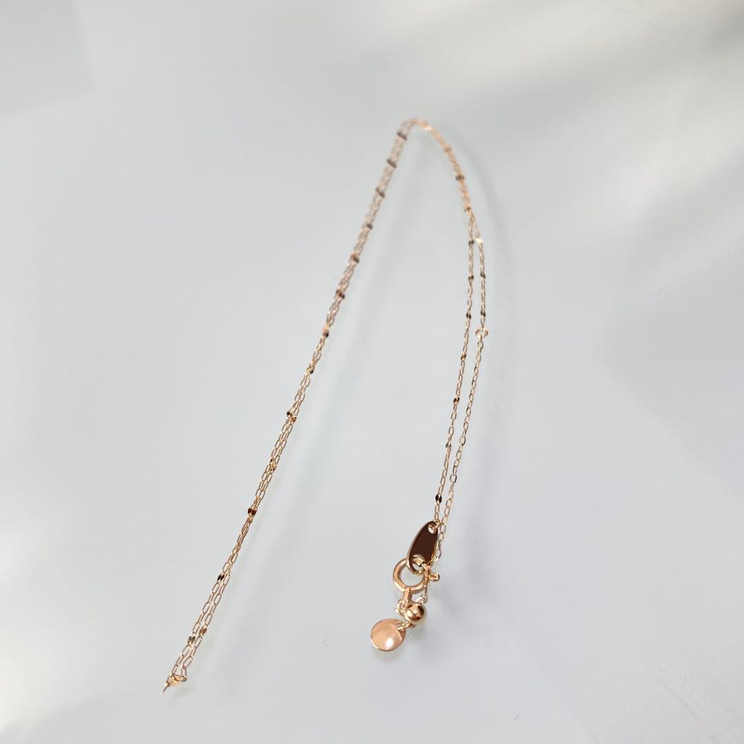 ete（エテ）K10YG ペタルチェーン ネックレス　現行品