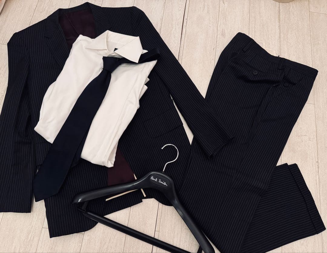 【イタリア製高級生地ゼニア】ポールスミス　スーツ　Sサイズ　オールシーズン用