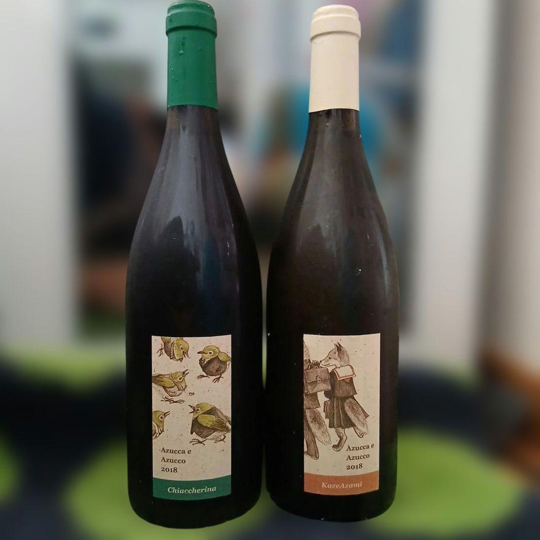 風の丘のワイナリー 2018 アズッカエアズッコ キアッケリーナ & 風あざみ