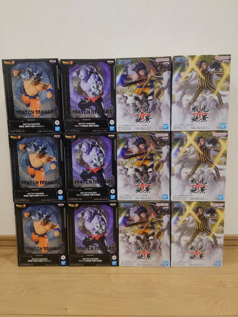 ルフィ　ボルサリーノ　孫悟空　ジレン　フィギュア