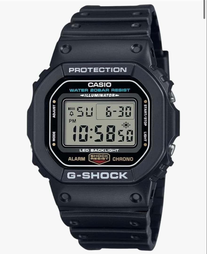 時計 casio G-SHOCK DW-5600E-1V