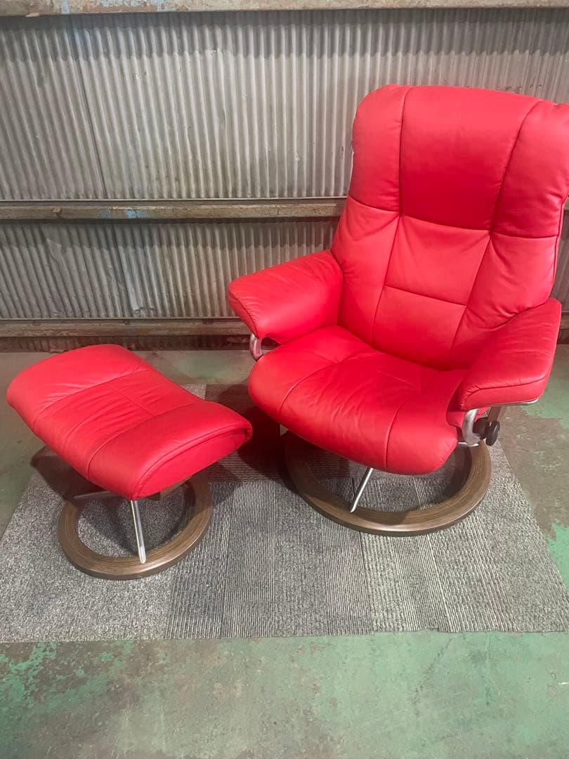 エコーネス　ストレスレスチェア　オットマン付き