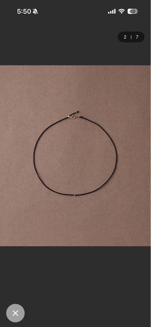 1/24までの出品です！ete bijoux ユニティコード k10