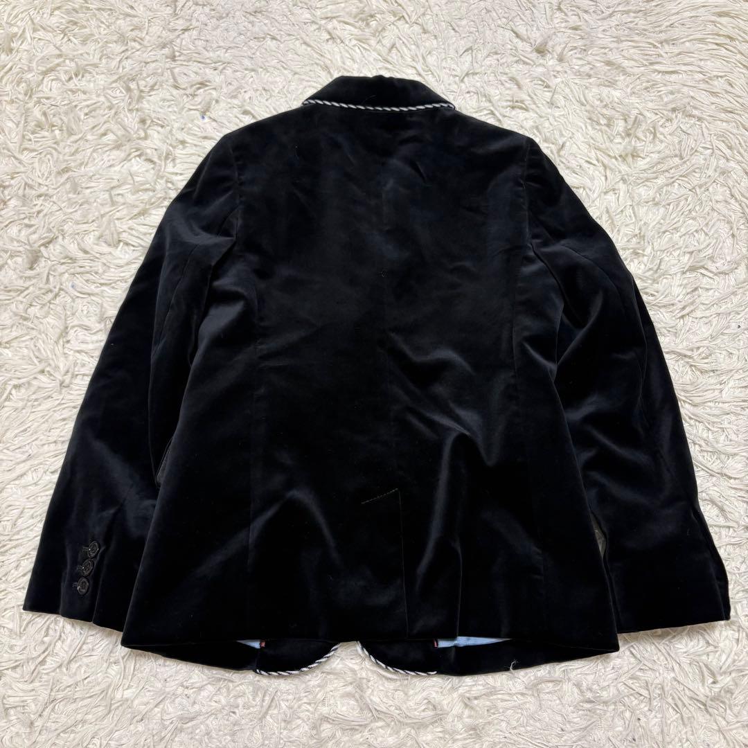 希少 現行 GUCCI ベロア セットアップ スーツ フォーマル ブラック 6