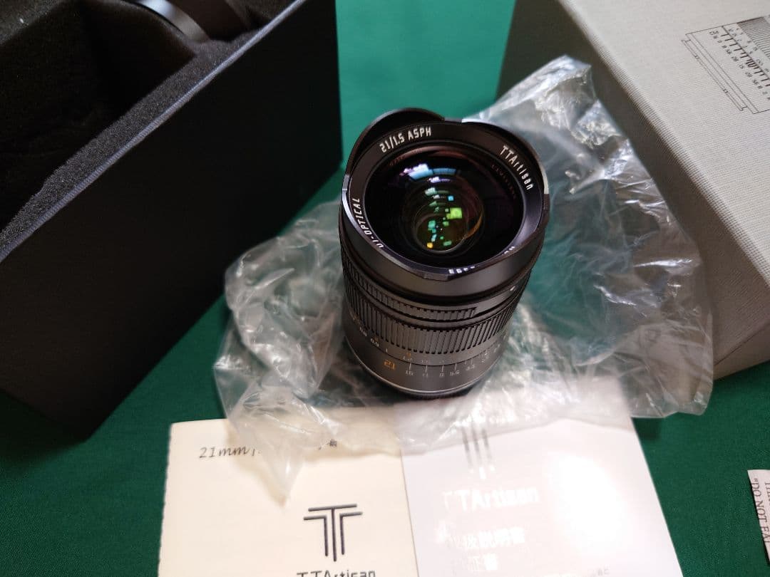 新品 TTArtisan 21mm f/1.5 Lマウント フルサイズ画角