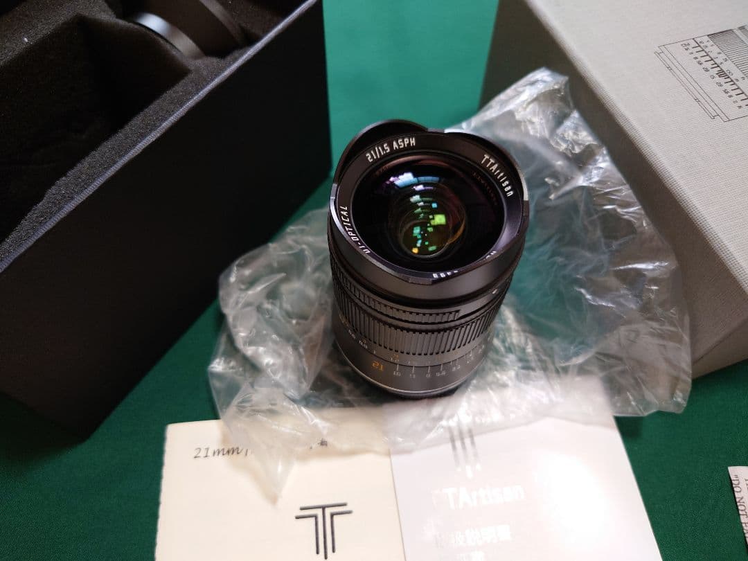 新品 TTArtisan 21mm f/1.5 Lマウント フルサイズ画角