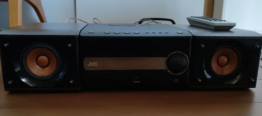 【美品】JVC EXS3-B ウッドコーン※ラジオ以外正常！自宅保管・使用少ない