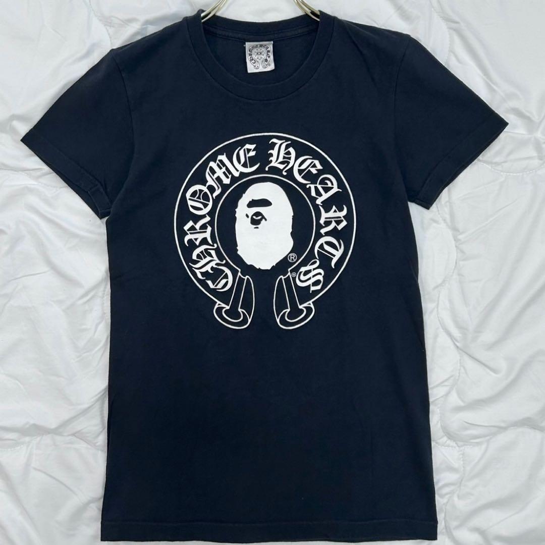 美品 正規品 CHROME HEARTS エイプ コラボ 半袖 Tシャツ XS