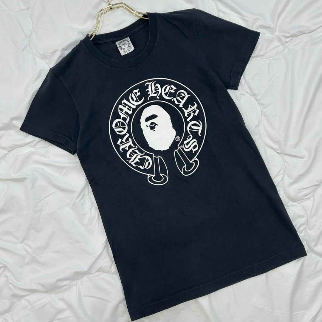 美品 正規品 CHROME HEARTS エイプ コラボ 半袖 Tシャツ XS