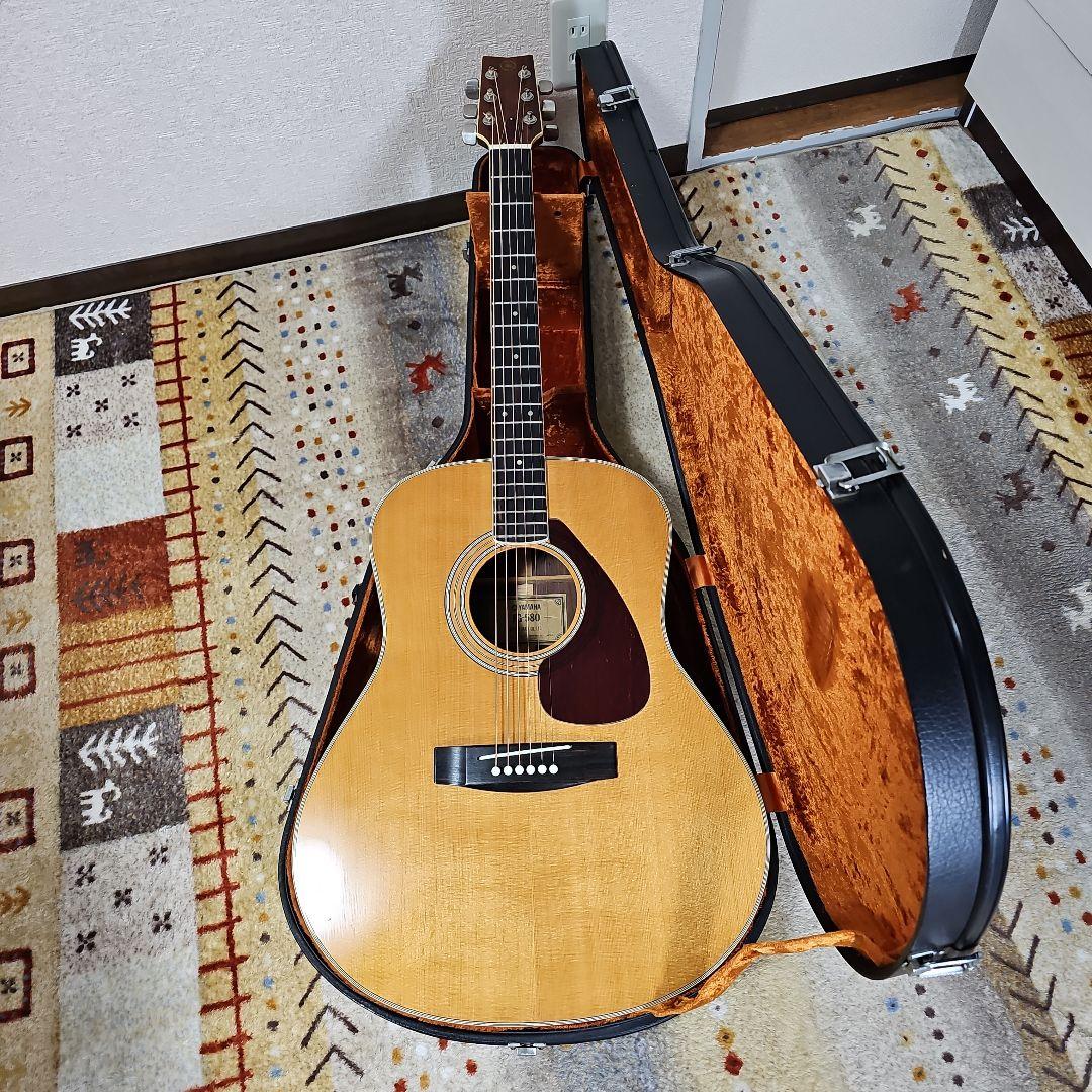 YAMAHA.FG-580グリーンラベル 純正ハードケース付き。