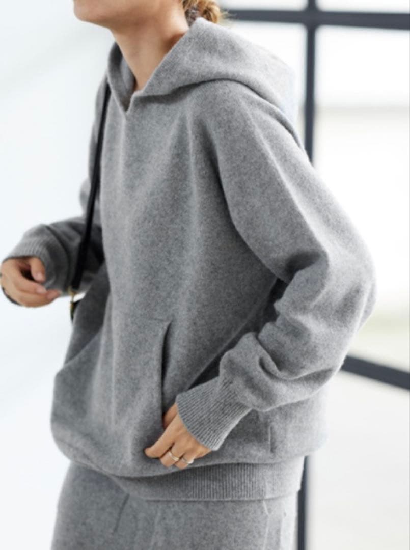 FRAMeWORK 圧縮ウールフードプルオーバー