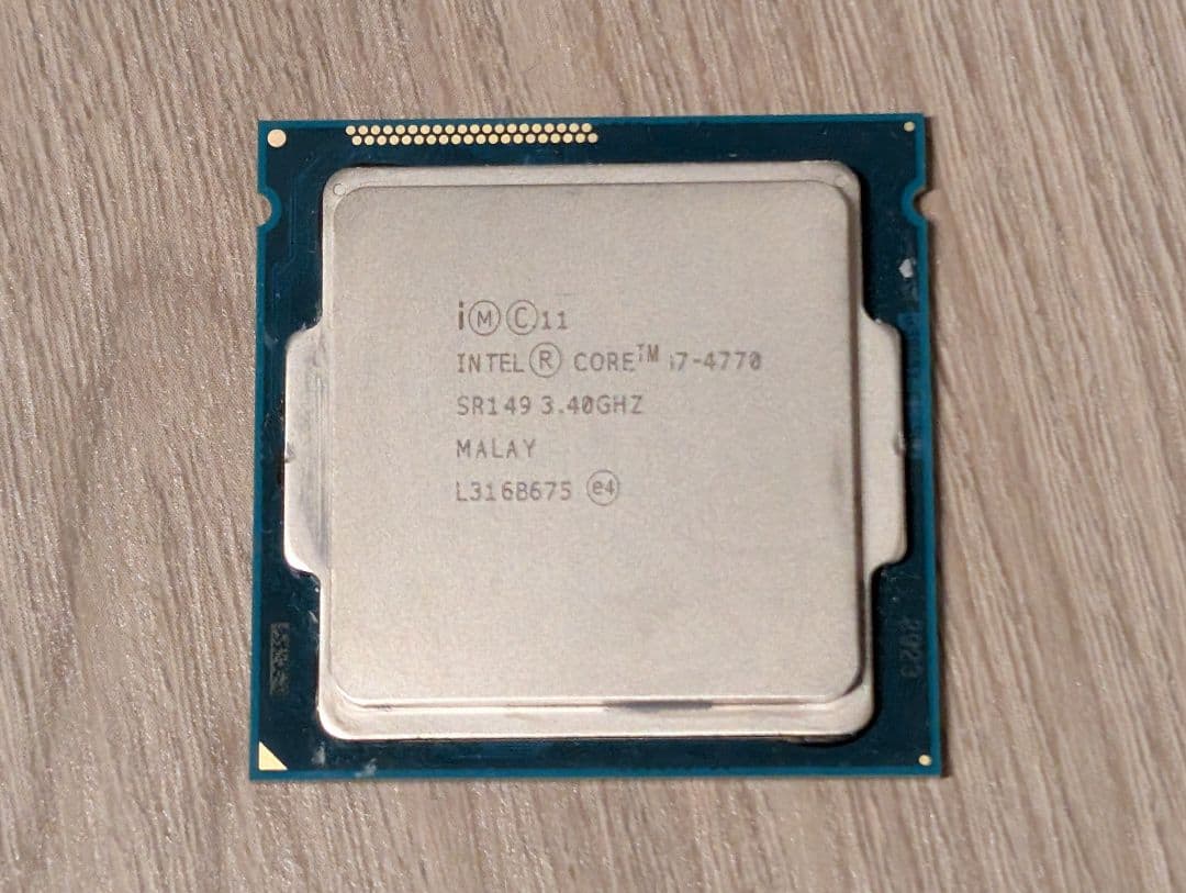 Intel Core i7-7700、 i7-4770とメモリ3枚セット