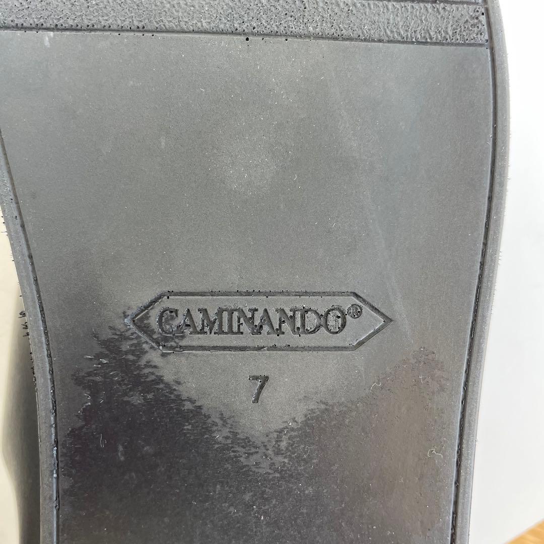 超美品☆Curensology×CAMINANDO ダブルリングサンダル24