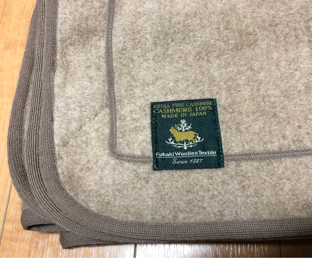 Fukaki Woollen Textile カシミヤ100% ブランケット