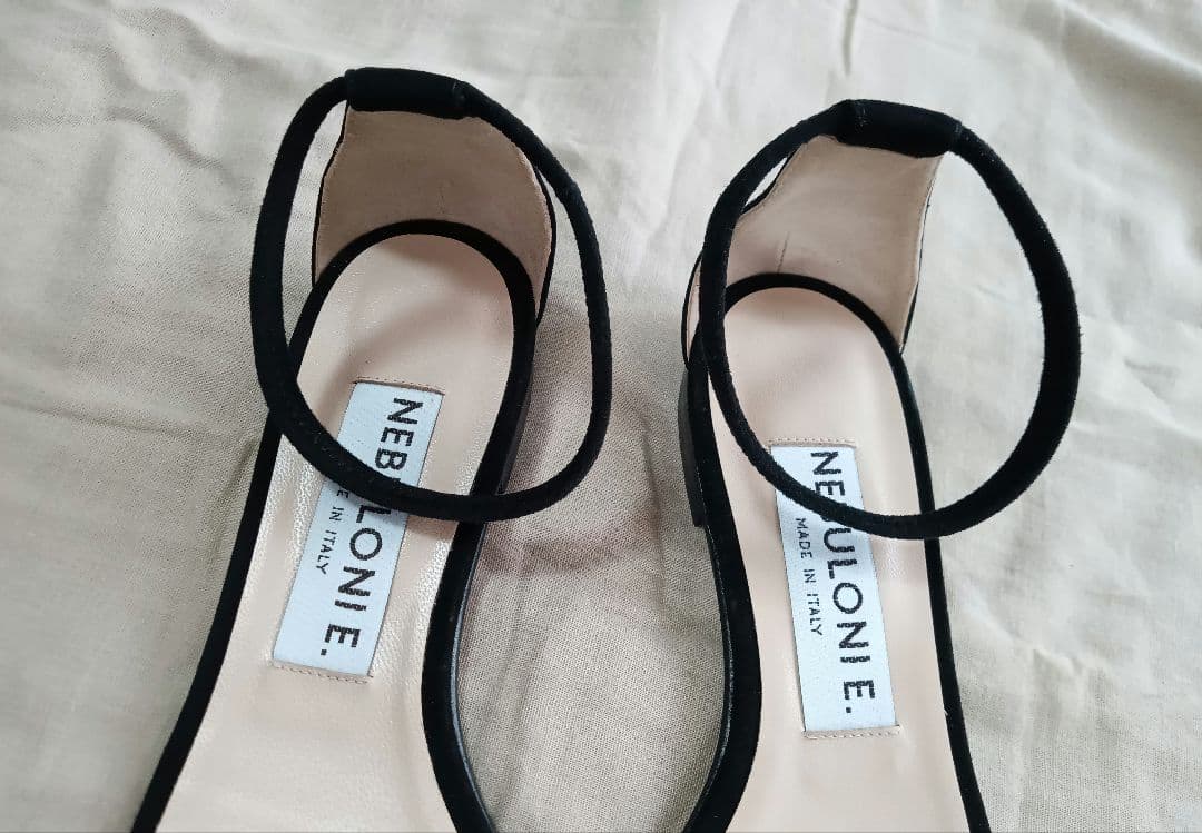 【最終】NEBULONI E. アンクルゴムフラットサンダルストラップサンダル