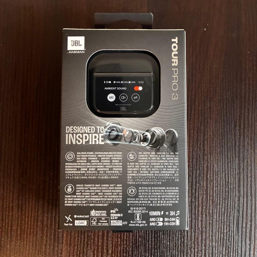 【新品・未開封】JBL TOUR PRO 3 ワイヤレスイヤホン　ブラック