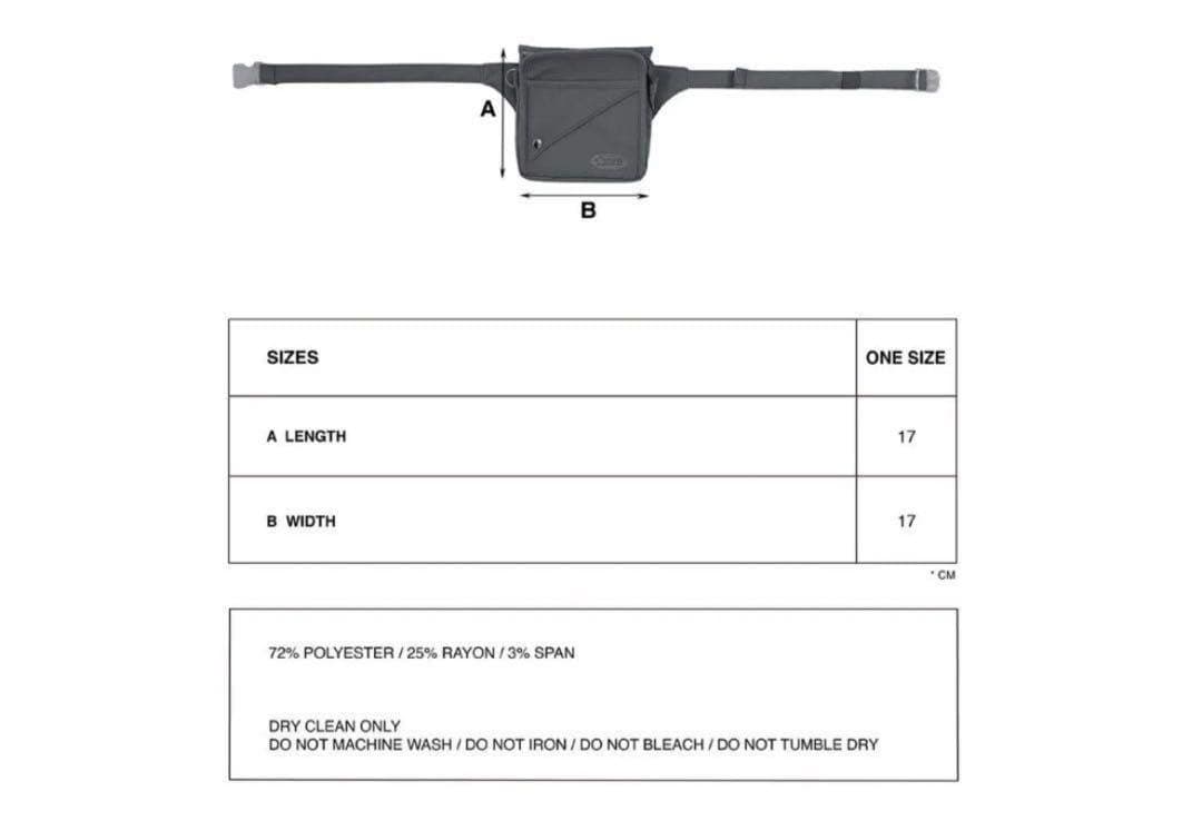 jichoi ウエストポーチ グレー