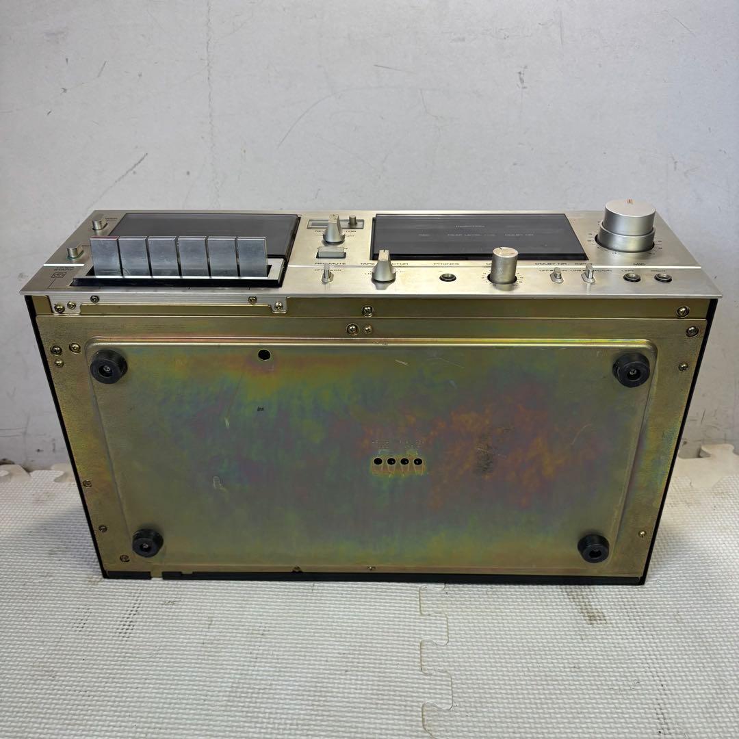 アカイ　CS-732D カセットデッキ　通電のみ