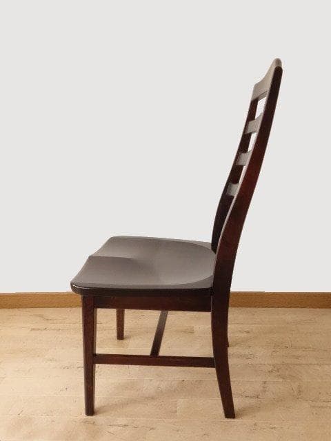 北海道民芸家具　HM645　ラダーバックチェア　再塗装済　USED