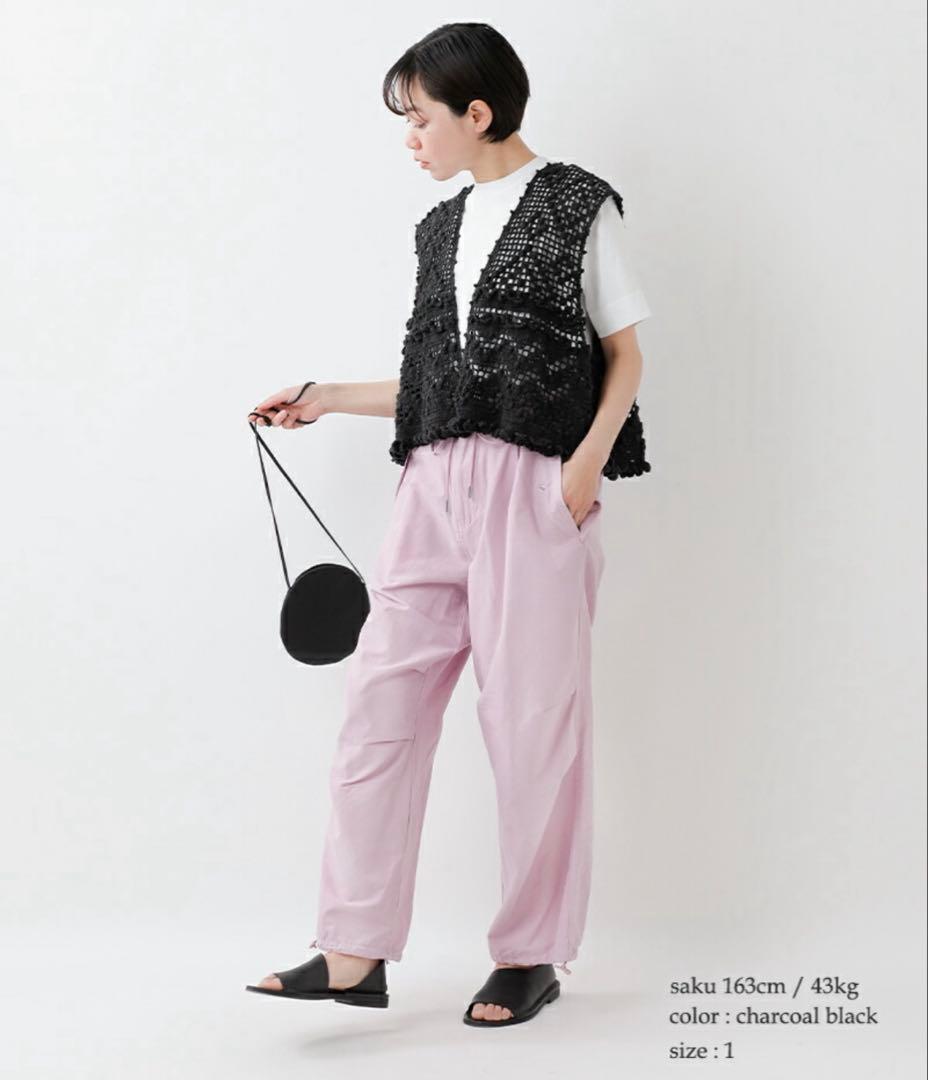 【定価42900円】unfil ハンドクロシェットジレ 手かぎ針編みベスト