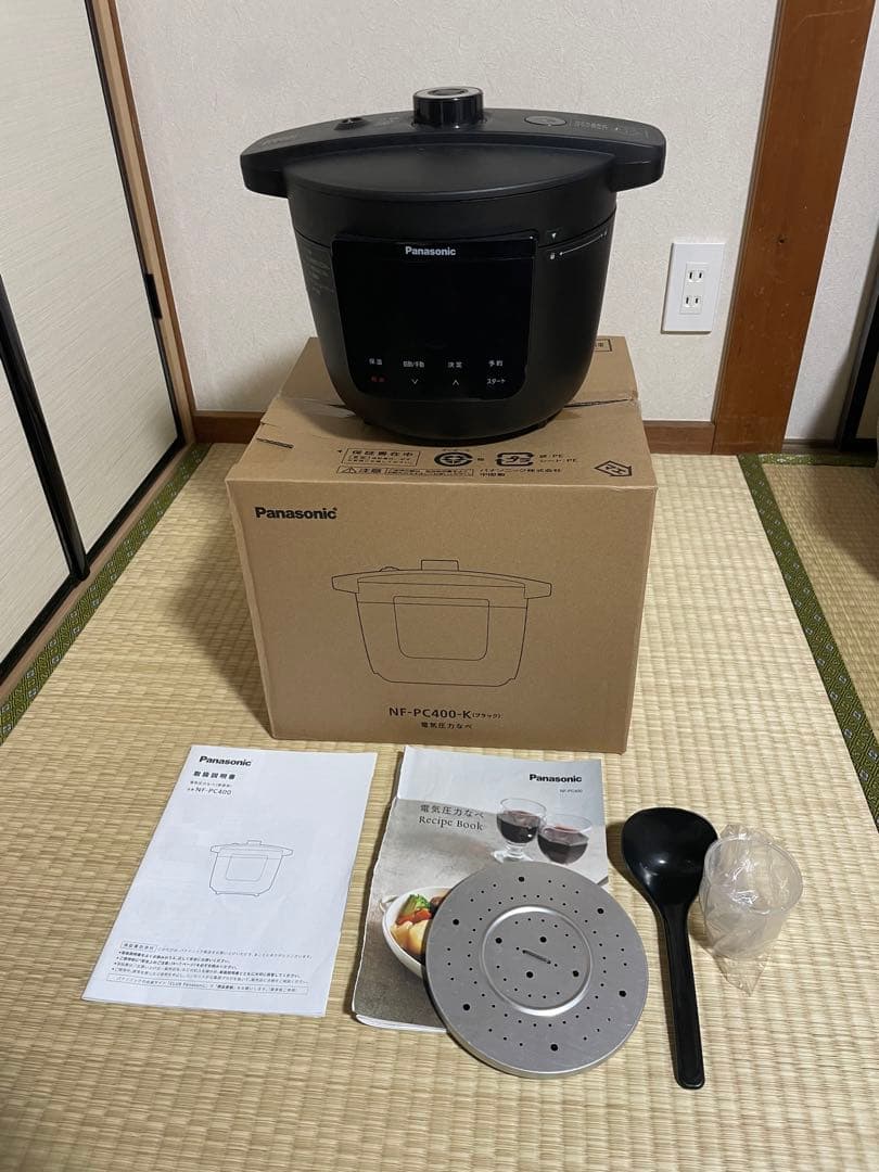 Panasonic パナソニックNF-PC400-K 電気圧力鍋　付属品完備