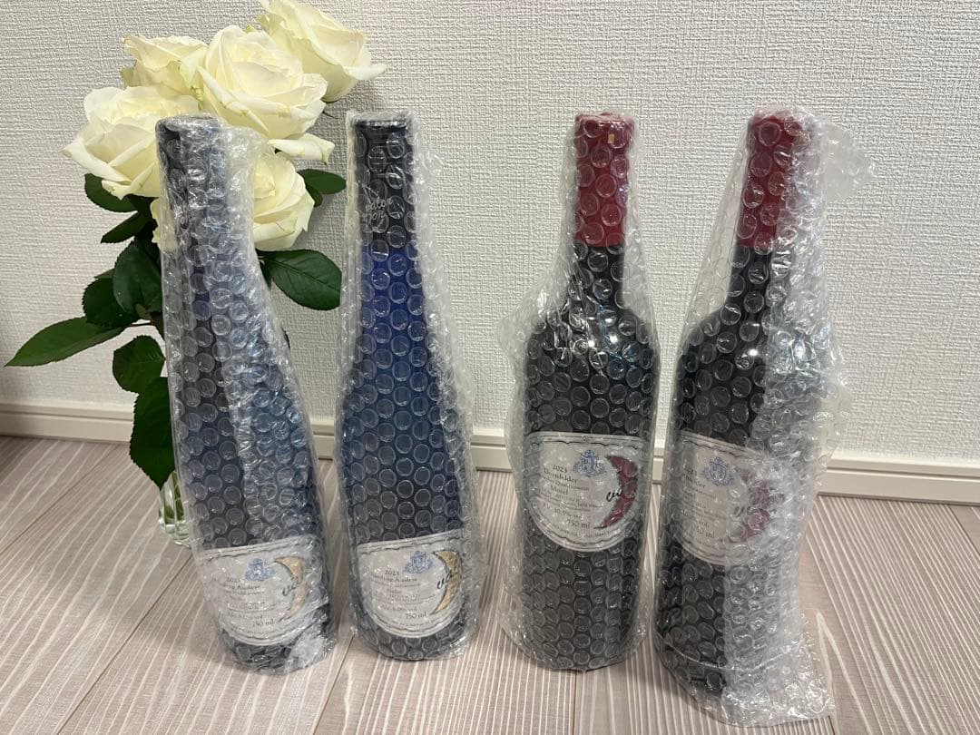 【幻のワイン】青いボトルワイン 4本セット店頭未販売