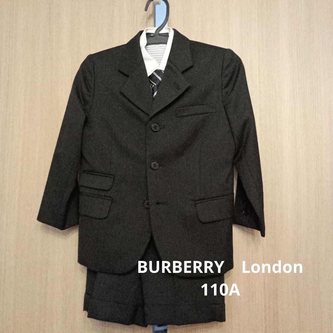 w*1様 最終値下げ　バーバリー 男の子フォーマルスーツ4点セット(110)