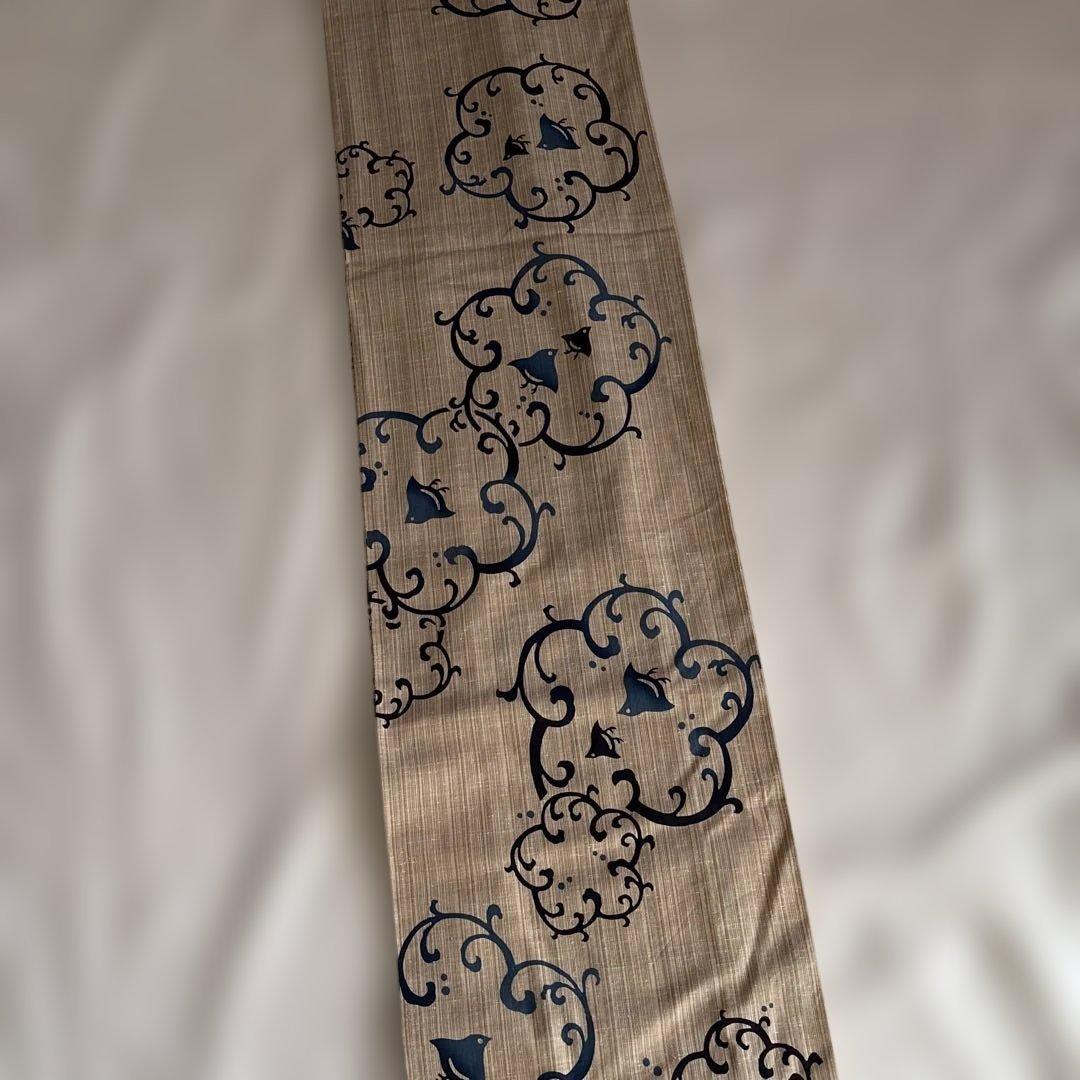 浴衣　奥州小紋　木綿　千鳥柄ゆかた（未着用）