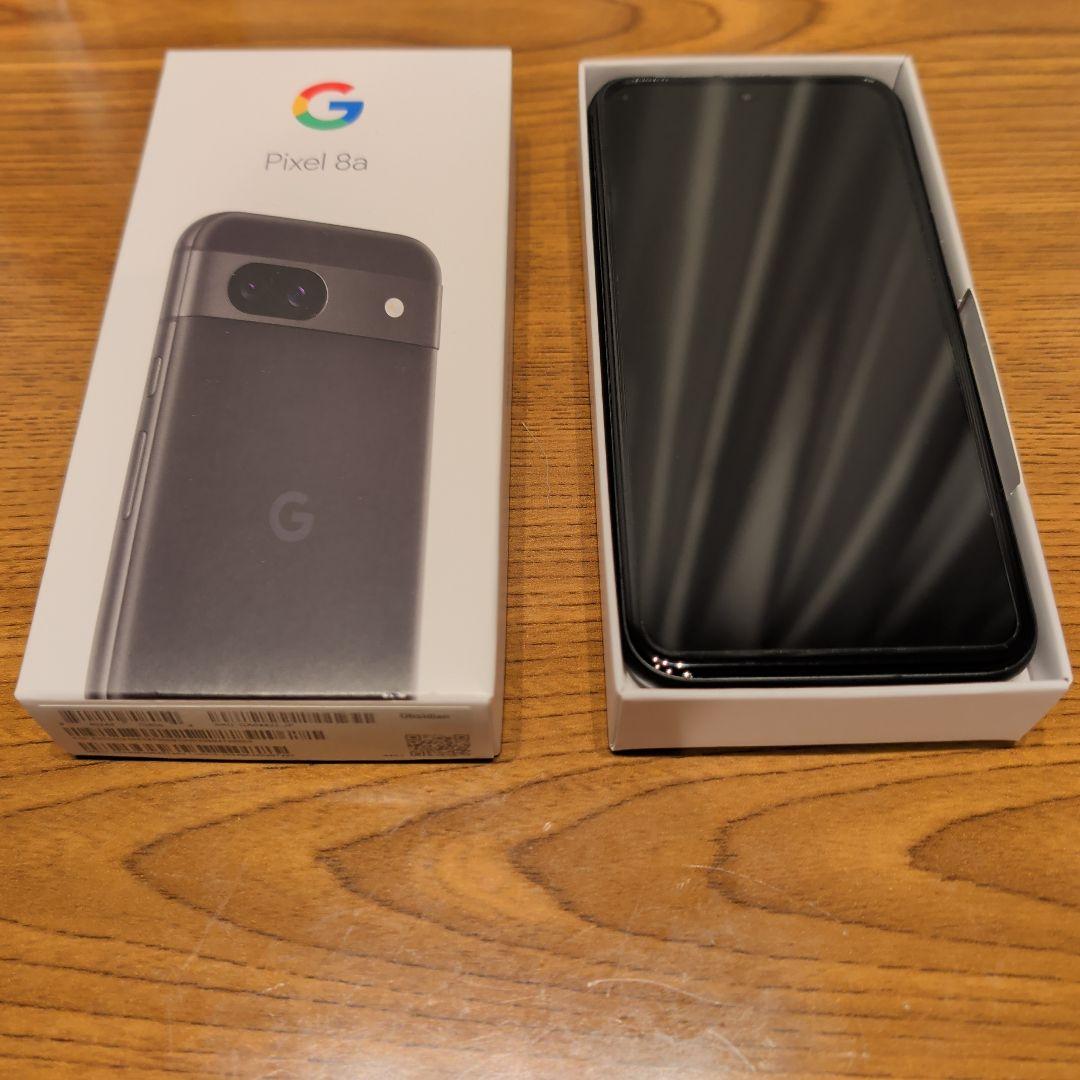 【美品】Google Pixel 8a 本体 オブシディアン